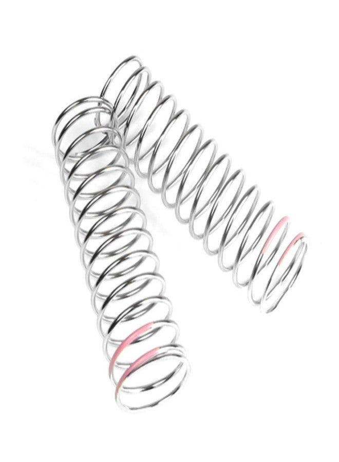 طقم زنبركات امتصاص الصدمات الخلفية منخفضة التردد من تكنو RC 6113، لون وردي
